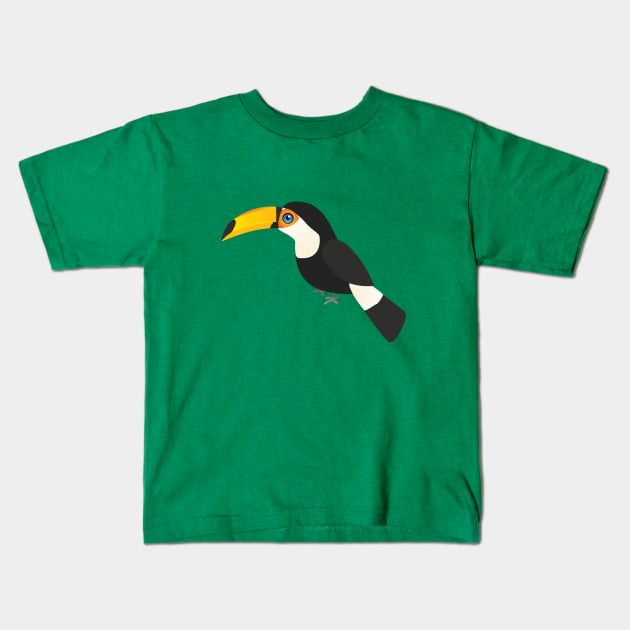 Toco toucan Kids T-Shirt by Bwiselizzy